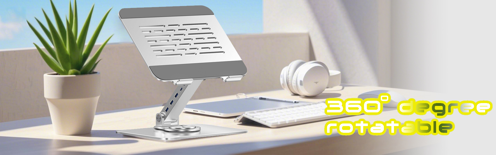 Banner-laptop stand