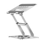adjustable aluminum office laptop holder sit to stand -MS41
