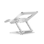 360 rotating aluminum laptop stand with type-c hub docking station