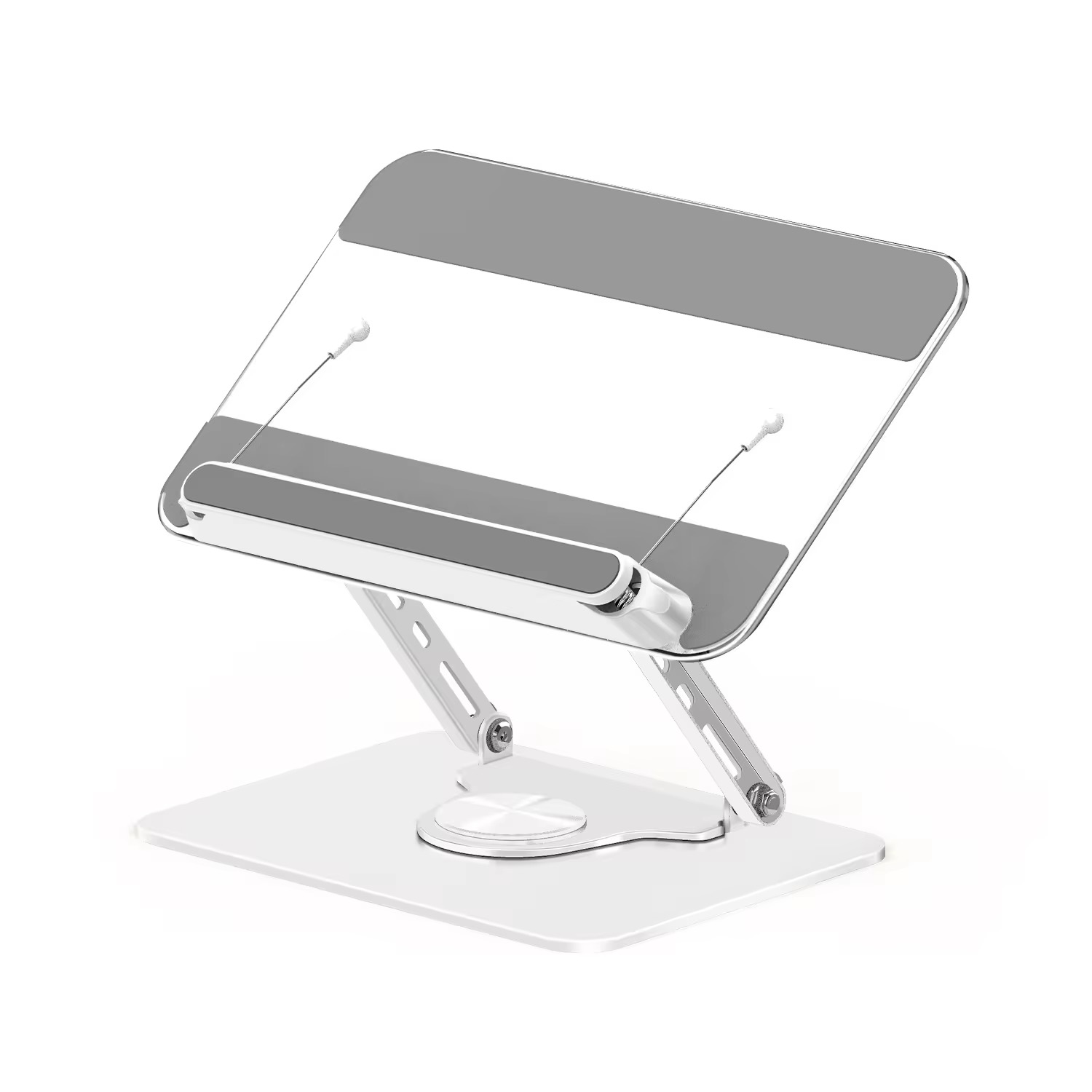 Foldable transparent acrylic laptop holder for reading book-ML22